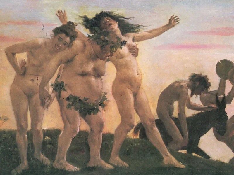 1858-Lovis Corinth - Ritorno dal baccanale